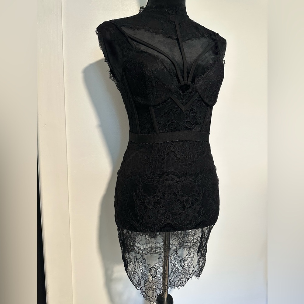 LACE Black Dress